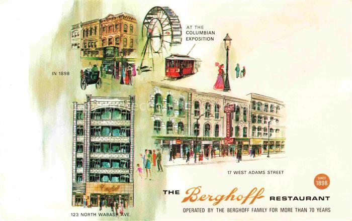 CHICAGO  Illinois USA The Berghoff Restaurant at Two Locations