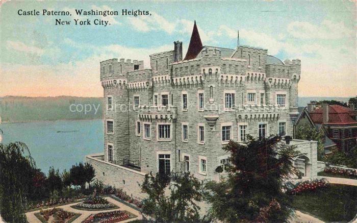 NEW YORK City USA Castle Paterno Washington Heights