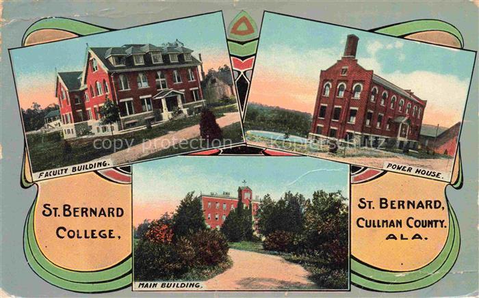 St Bernard Cullman Alabama USA St Bernard College Faculty Building Power House M
