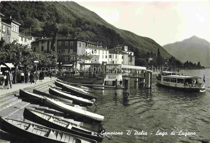 Campione d Italia Lagi di Lugano Lombardia  IT Panorama