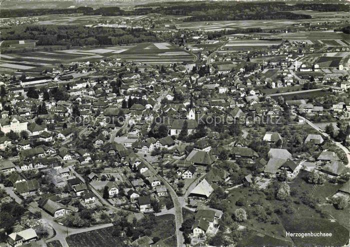 Herzogenbuchsee Wangen BE Fliegeraufnahme