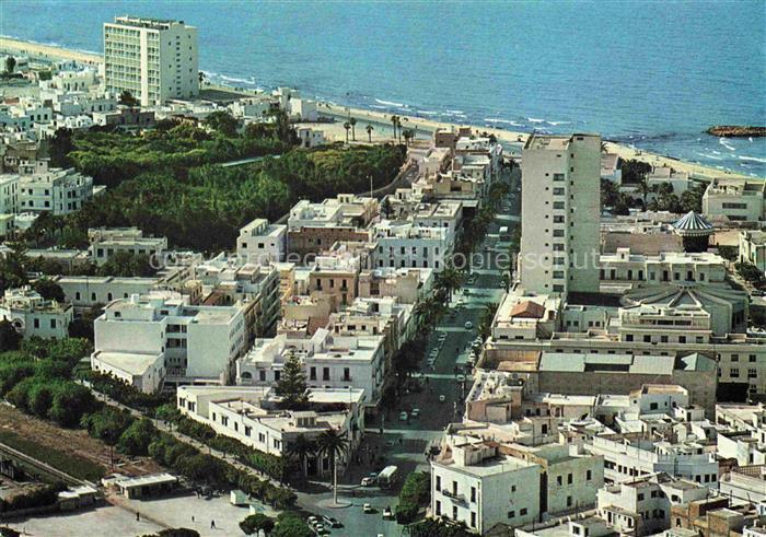 SOUssE  Tunesie Vue aerienne sur l'Avenue Bourguiba