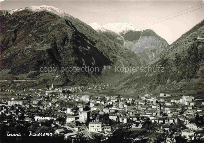 Tirano Sondrio Lombardia IT Panorama