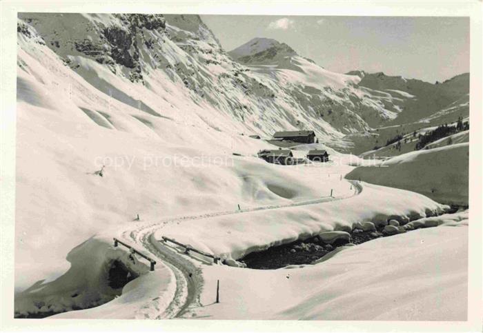 Fextal Val Fex Sils Maria GR Winterpanorama