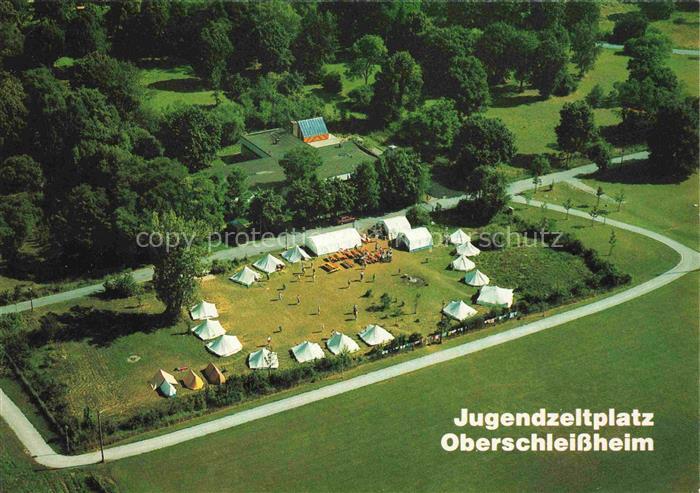 Oberschleissheim MueNCHEN Bayern Jugendzeltplatz Fliegeraufnahme