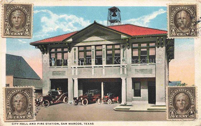 San Marcos Texas USA City Hall and Fire Station