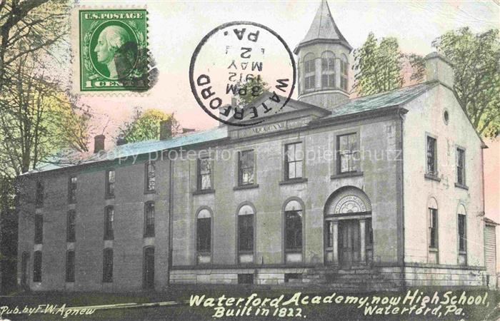 Waterford Pennsylvania USA Waterford Academy now High School