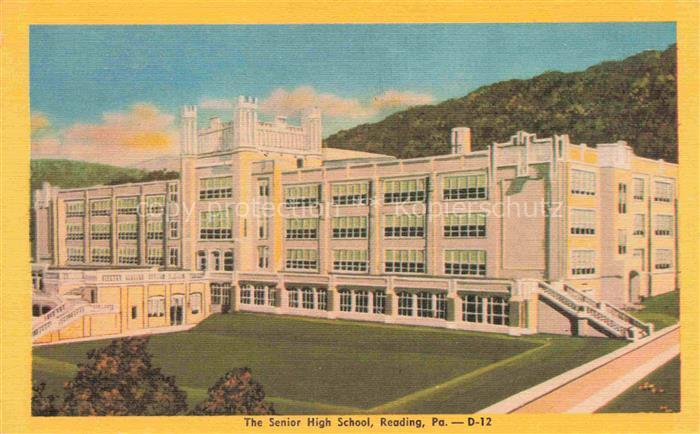 Reading Pennsylvania USA The Senior High School