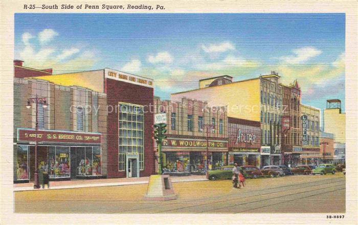 Reading Pennsylvania USA South Side of Penn Square