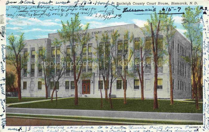 Bismarck North Dakota USA Burleigh County Court House