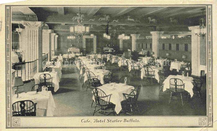 Buffalo New York USA Cafe Hotel Statler