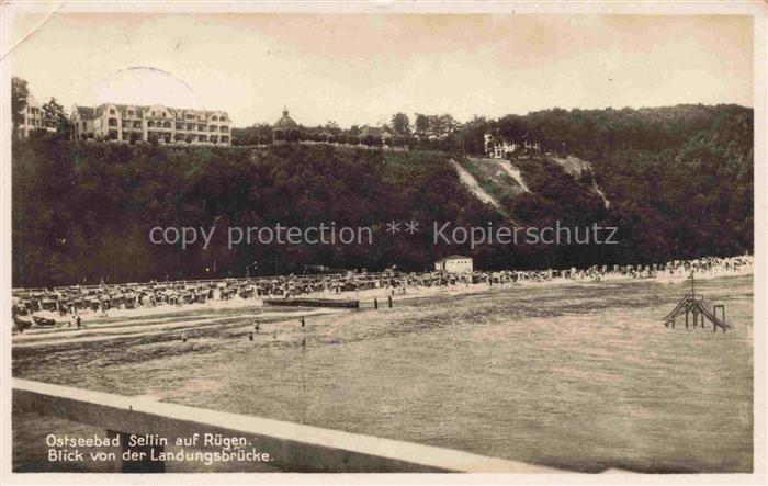 SELLIN  Ruegen Blick von der Landungsbruecke