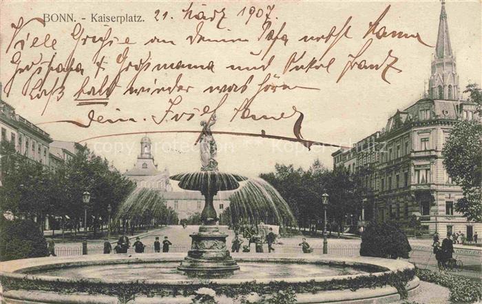 BONN Rhein Kaiserplatz