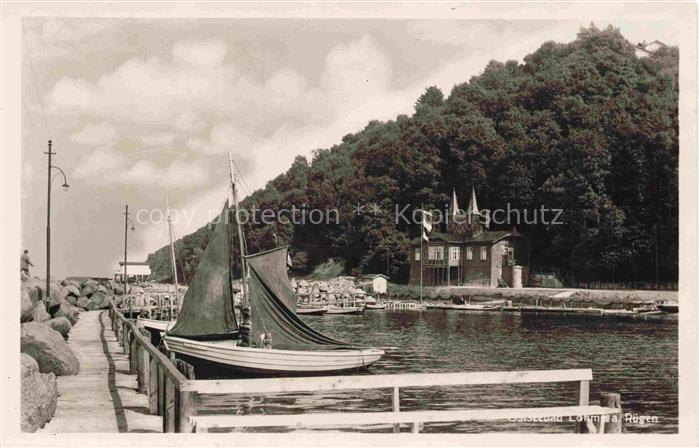 Lohme Ruegen Partie am Hafen