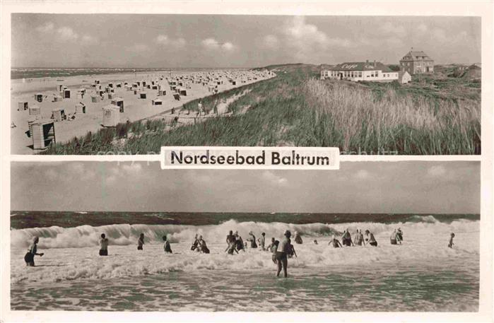 BALTRUM Nordseebad Strandleben Strandschloesschen Pension Café