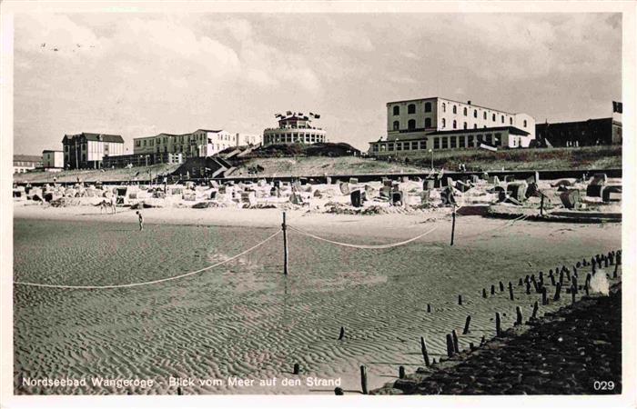 WANGEROOGE Wangeroog Nordseebad Blick vom Meer auf den Strand