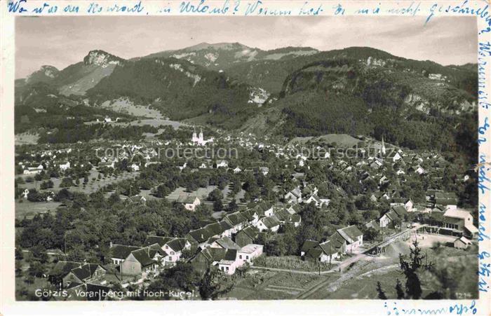 Goetzis Meschach Vorarlberg AT Panorama mit Hochkugel