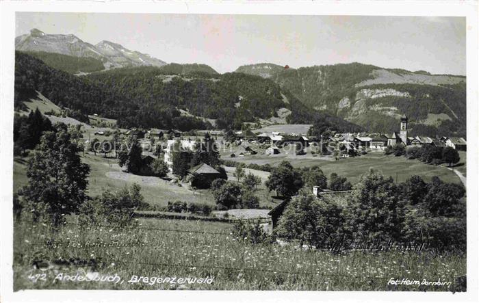 Andelsbuch Vorarlberg AT Panorama Bregenzerwald