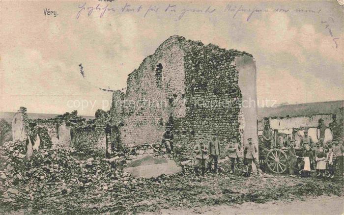 Very VERDUN 55 Meuse Ruines Grande Guerre Truemmer 1. Weltkrieg