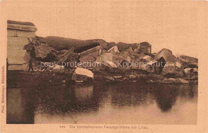 Libau LIEPAJA Latvia Die bombensicheren Festungs-Werke