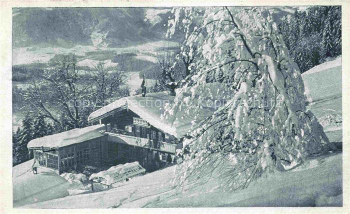 Kitzbuehel Tirol AT Restauration Obholz Winterlandschaft