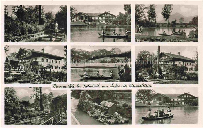 Feilnbach Bad Rosenheim Bayern Teilansichten Mossmuehle am Fusse des Wendelstein