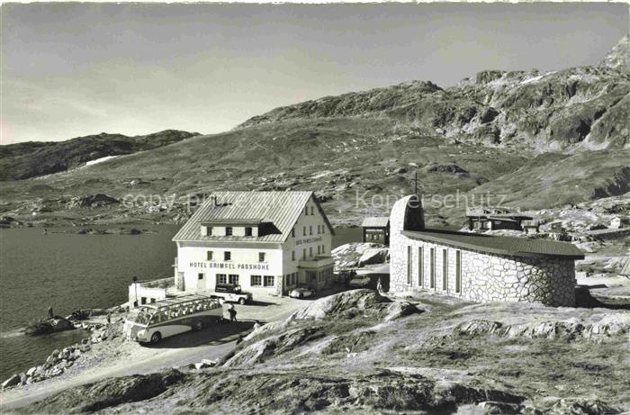 Grimsel Passhoehe Hotel Grimsel-Passhoehe Berghotel Bergsee Alpen