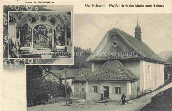 RIGI-Kloesterli SZ Wallfahrtskirche Maria zum Schnee Inneres