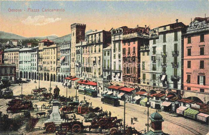 GENOVA Genua Liguria IT Piazza Caricamento