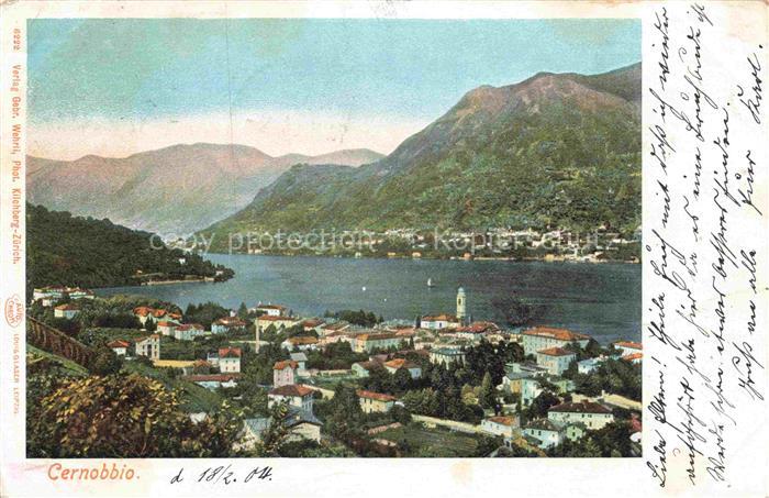 Cernobbio Lago di Como Lombardia IT Panorama