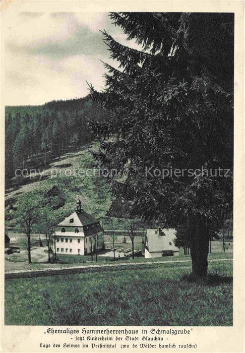 Schmalzgrube Joehstadt Erzgebirgskreis Sachsen Ehemaliges Hammerherrenhaus jetzt