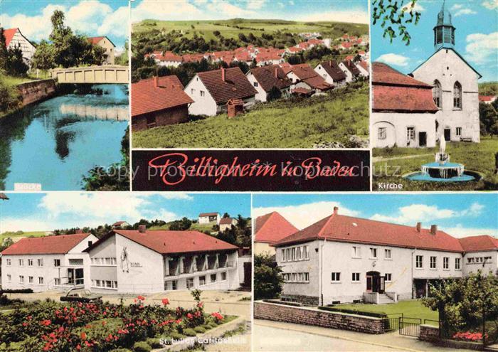 Billigheim Baden Neckar-Odenwald-Krei BW Teilansichten Kirche Caritasheim
