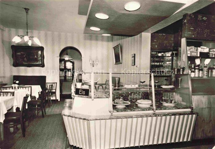 Bad Liebenstein Thueringen HO-Café am Bahnhof Gastraum Theke