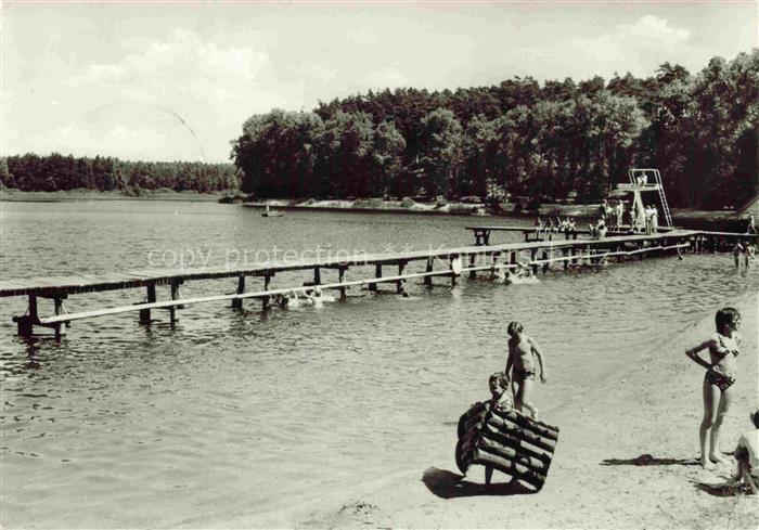 Brueel PARCHIM Mecklenburg-Vorpommern Badestrand Roter See