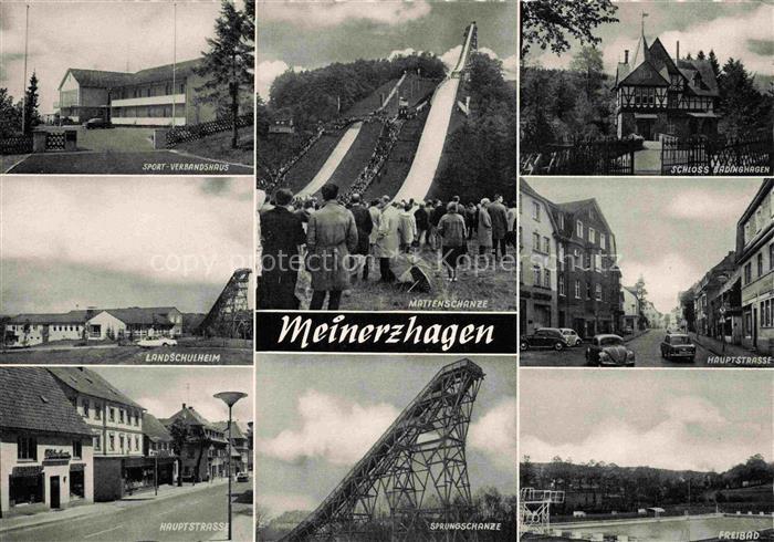 Meinerzhagen NRW Sport-Verbandshaus Mattenschanze Schloss Landschulheim Hauptstr