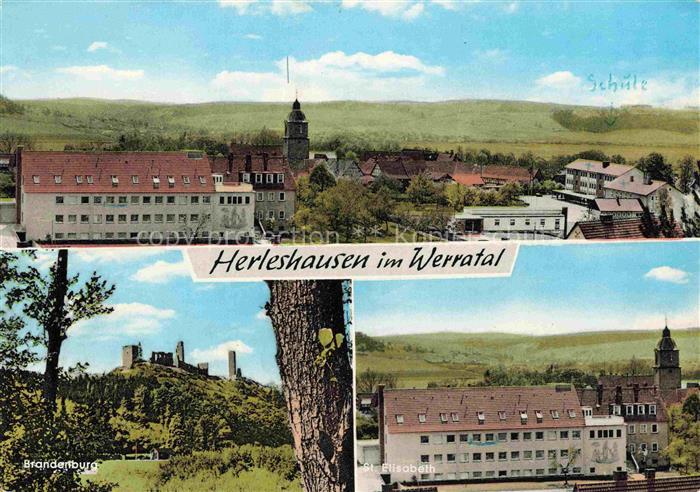 Herleshausen Werra Hessen Teilansichten Brandenburg