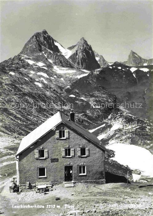 St Anton Arlberg Tirol AT Leutkircherhuette Berghaus Alpen