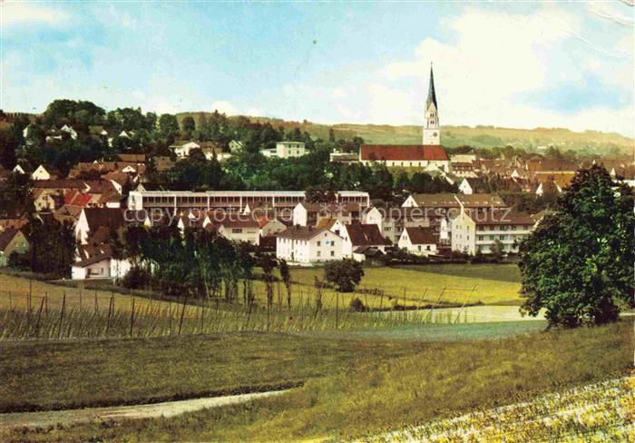Pfaffenhofen Ilm Bayern Ortsansicht mit Kirche