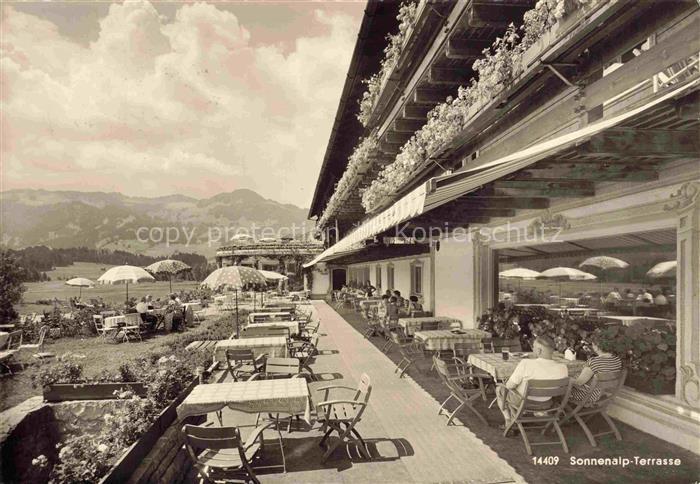 Sonthofen Allgaeu Bayern Alpen-Moor- und Kneippbad Sonnenalp Terrasse