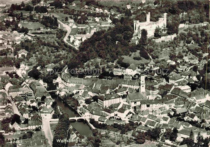 Wolfsberg Lavanttal Kaernten AT Fliegeraufnahme