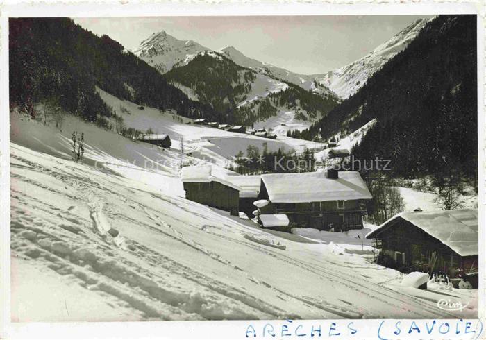 Areches Beaufort Albertville 73 Savoie Winterpanorama