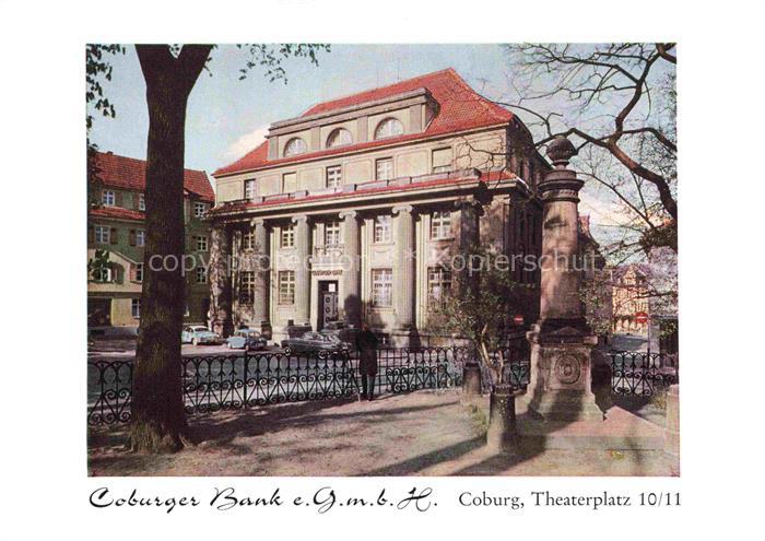 Coburg Bayern Coburger Bank GmbH Denkmal