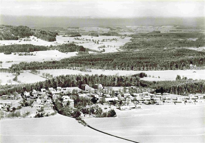 Neutrauchburg Isny Allgaeu Bayern Panorama Heilklimatischer Kurort im Winter