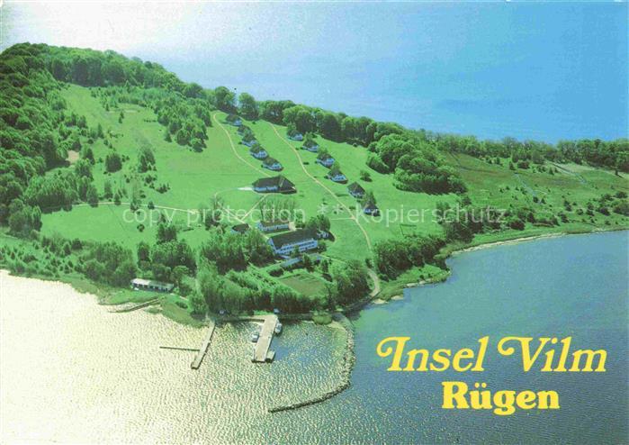 Vilm Insel Putbus Bergen Ruegen Fliegeraufnahme