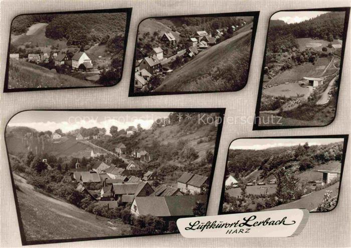 Lerbach Harz Osterode Niedersachsen Panorama Teilansichten