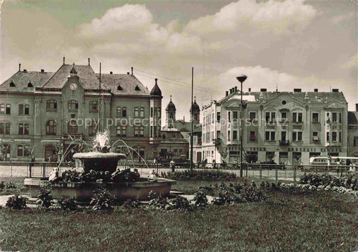 Levice Lewenz SK Motiv Stadtzentrum Brunnen