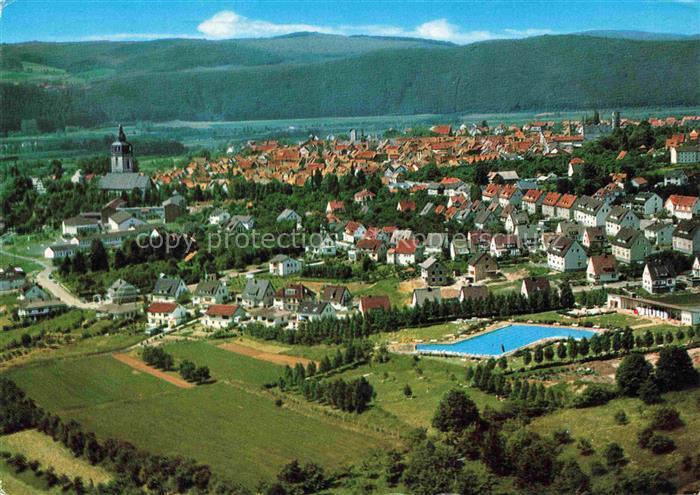 BAD SOODEN-ALLENDORF Panorama Freibad Allendorf
