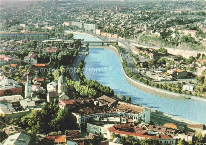 Tbilisi Tiflis Georgia Stadtpanorama