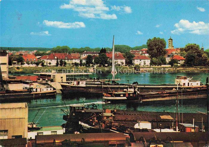 Weil am Rhein Baden BW Rheinhafen Dreilaendereck