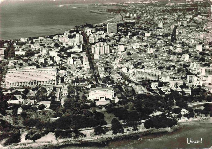 DAKAR Senegal La Corniche et l'Avenue de la République vue aérienne